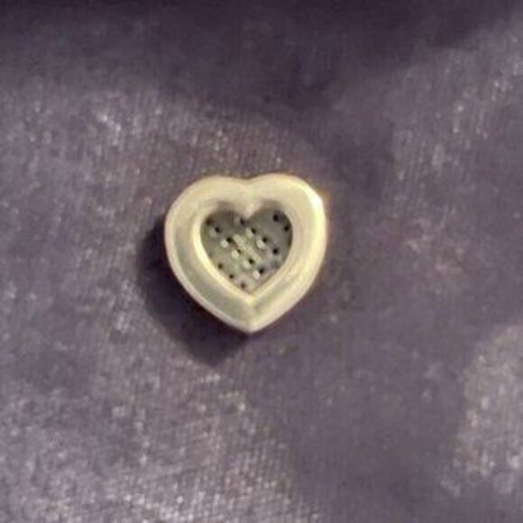 Pandora Blue Pav?? Heart Clip Charm - Picture 5 of 5